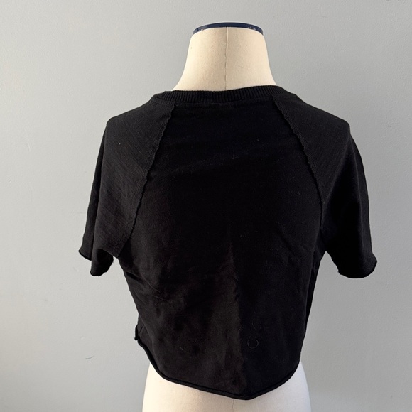 PINK Victoria's Secret Black Crop Top - Picture 4 of 4